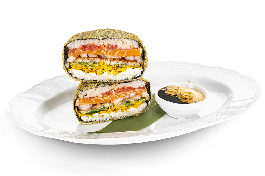 СУши бургер Трипл Фиш