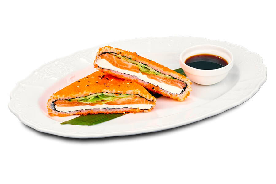 Суши сэндвич с лососем заказать 