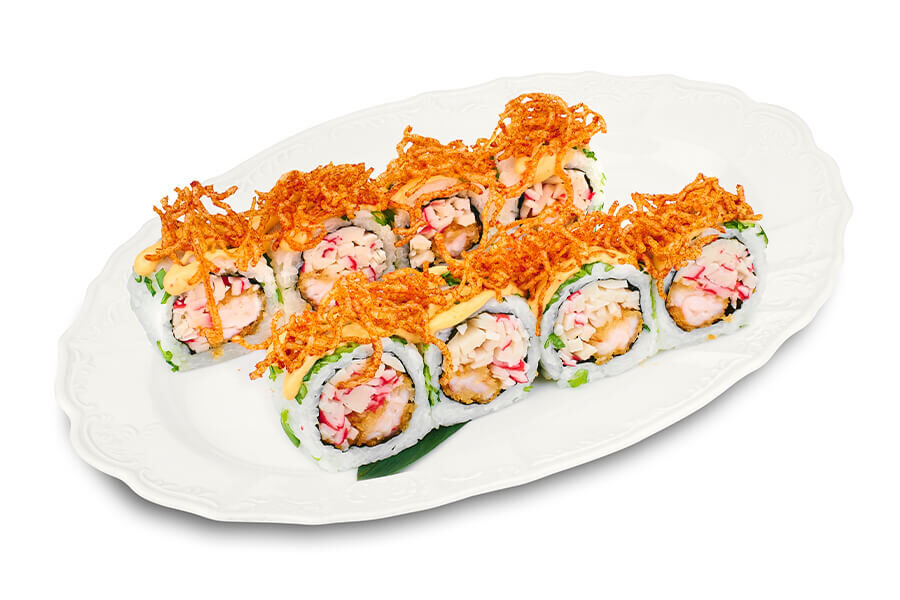 Ролл Криспи креветка & краб на дом