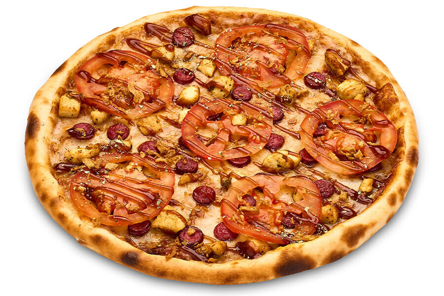 Пицца Мясное барбекю на дом